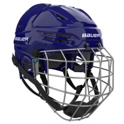 Bauer Re Akt 55 Hockey Helmet Combo -Hockey Hub Uk 55 c navy