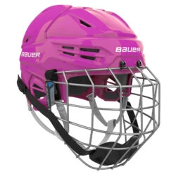 Bauer Re Akt 55 Hockey Helmet Combo -Hockey Hub Uk 55 c pink