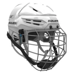 Bauer Re Akt 55 Hockey Helmet Combo -Hockey Hub Uk 55 c white