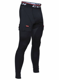 CCM Senior Compression Pants With Gel/Jock Tabs