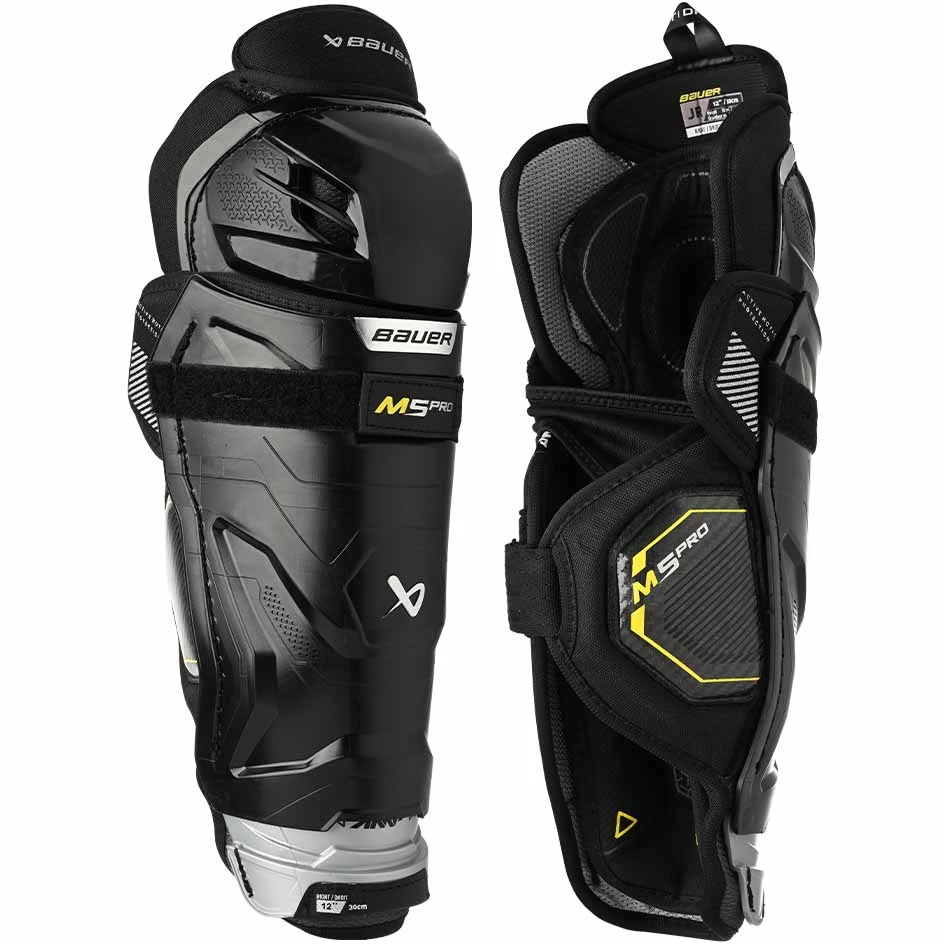 Bauer Supreme M5 Pro Intermediate Shin Guards 1 Bauer Supreme M5 Pro Intermediate Shin Guards