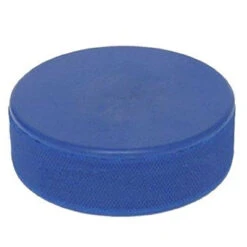 Blue Hockey Puck
