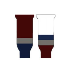 Knitted Hockey Socks - Colorado Avalanche