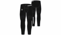 Warrior Long Compression Youth Pants With Cup
