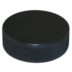 Black Hockey Puck