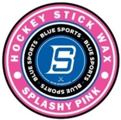Blue Sports Stick Wax -Hockey Hub Uk StickWax SplashyPink