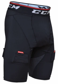 CCM Junior Compression Shorts With Gel/Jock Tabs