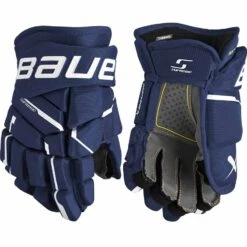 Bauer Supreme M5 Pro Junior Gloves -Hockey Hub Uk m5proglovenavy